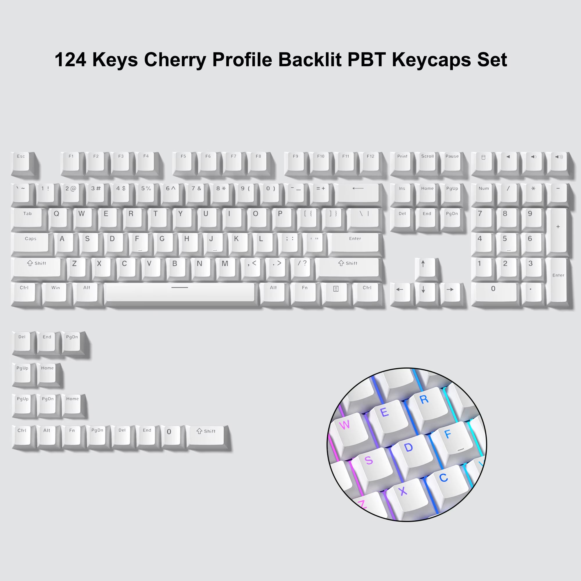 138 Keys Retro Brown Gray PBT Keycap Double Shot Cherry Profile Key Caps for Cherry MX Switches Mechanical Gamer Keyboard