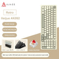 AK992 Wired Mechanical Keyboard 98-Key Full Layout Hot-Swap USB Gaming Keyboard Multimedia Key Knob for Desktop PC Laptop
